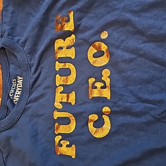 Crewcuts J Crew Future CEO t shirt cotton 10 like new - Picture 2 of 6